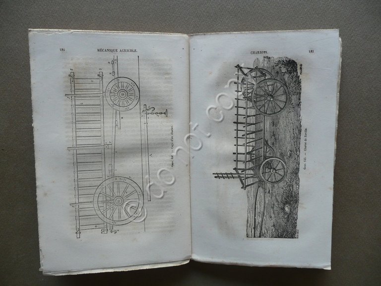 Constructions Rurales et Mecanique Agricole Lefour Maison Rustique Paris 1860-70