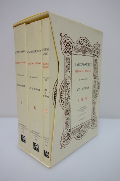 CONVEGNO STORICO ABRUZZESE MOLISANO 1931 3 VOLL RIST. 2008 OTTIMO … | Immagine Gallery 2