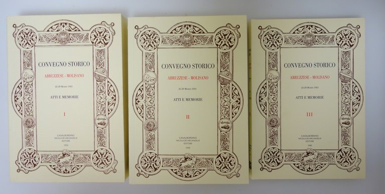 CONVEGNO STORICO ABRUZZESE MOLISANO 1931 3 VOLL RIST. 2008 OTTIMO … | Immagine Gallery 4