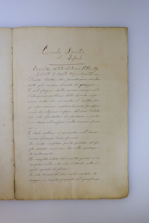 Copia Enciclica del Sommo Vittor Ugo 1899 Circolo Spiritico Lupolo? | Immagine Gallery 3