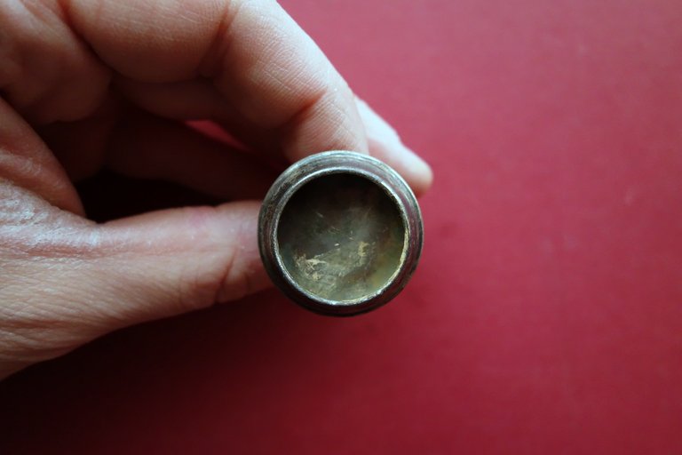 Copritappo in Metallo Argento? Cupido Amorino Scultura Anni '40 Originale