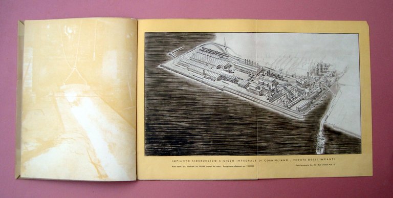 Cornigliano Stabilimento Siderurgico fascicolo 1953 veduta impianto | Immagine Gallery 2