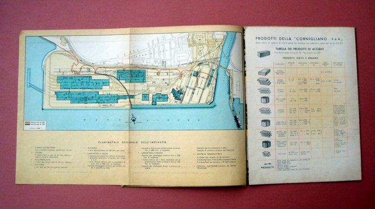 Cornigliano Stabilimento Siderurgico fascicolo 1953 veduta impianto | Immagine Gallery 3