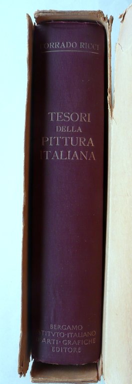 Corrado Ricci Tesori della Pittura Italiana Arti Grafiche Bergamo Anni …