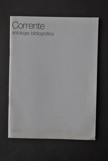 Corrente Antologia Bibliografica Anceschi Dorfles De Grada Treccani Bertoni 1979