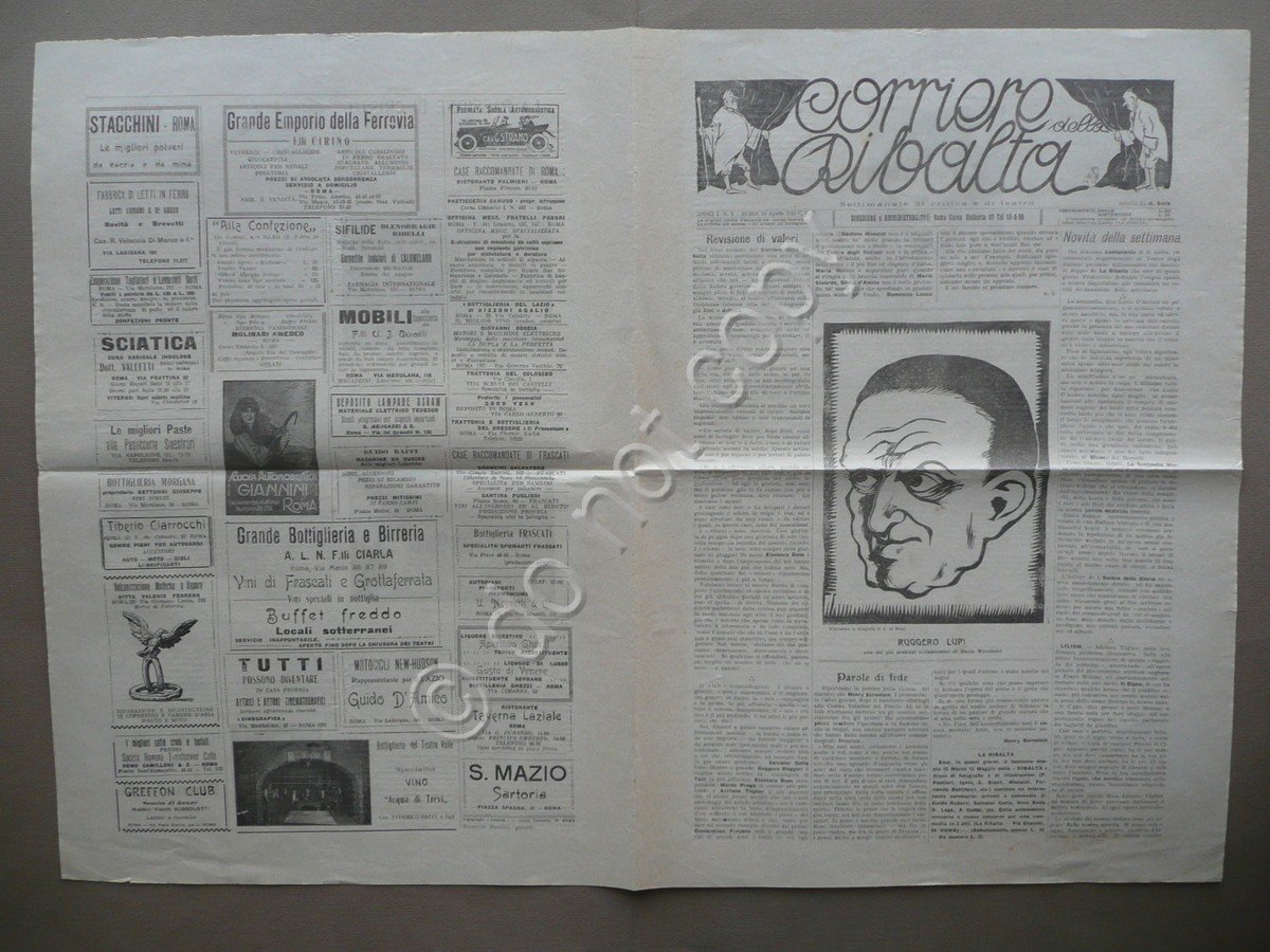 Corriere della Ribalta Settimanale Critica Teatro Anno I N.5 29 … | Immagine principale