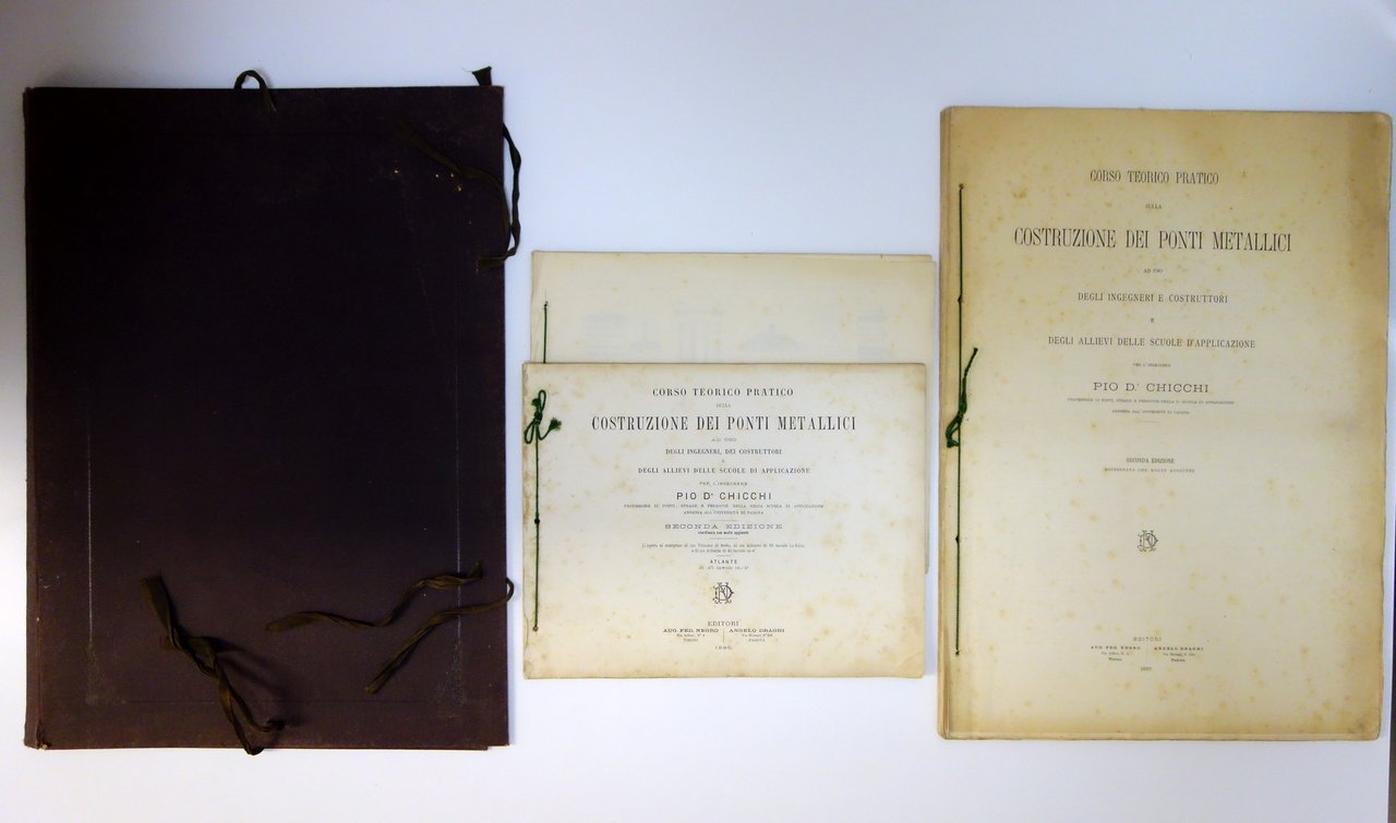 Corso Teorico Pratico per Costruzione dei Ponti Metallici Chicchi 1886 …