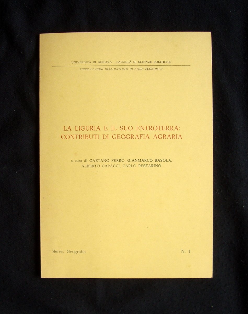Cortese di Gavi Liguria Geografia Agraria Olivi Tipografia Burani Genova | Immagine principale