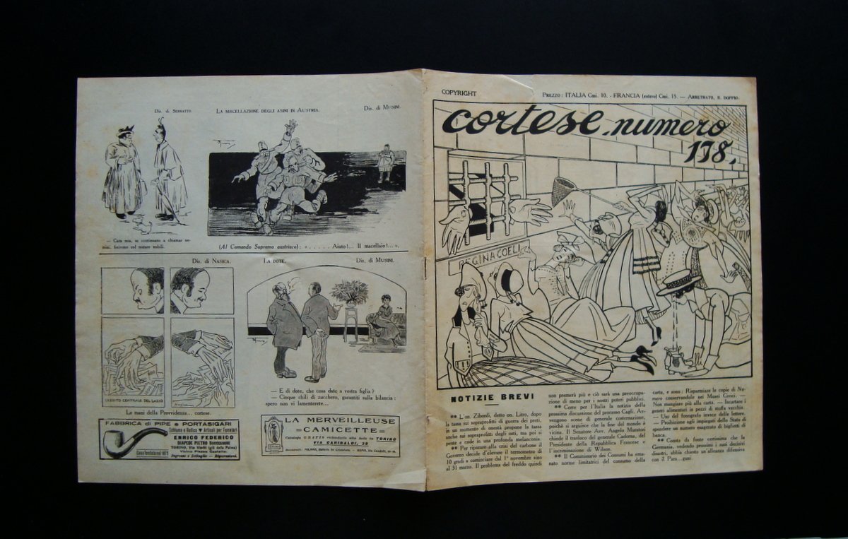 Cortese NUMERO 178 Anno V 20 Maggio 1917 Torino Scarpelli …
