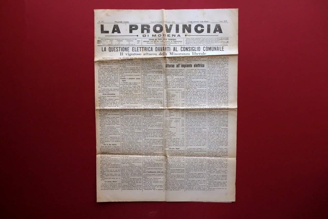 Costituzione Azienda Elettrica Modena Gare di Aviazione Provincia di Modena … | Immagine principale