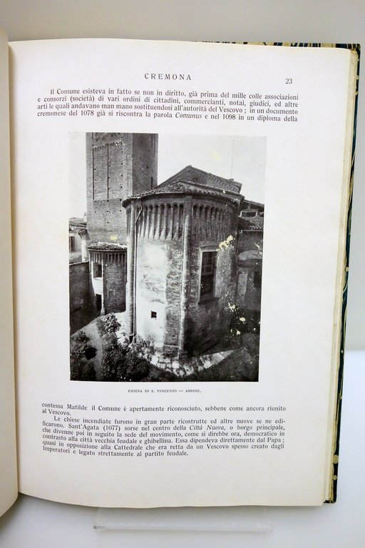 CREMONA ITALIA ARTISTICA SIGNORI MONOGRAFIE ILLUSTRATE ARTI GRAFICHE 1928