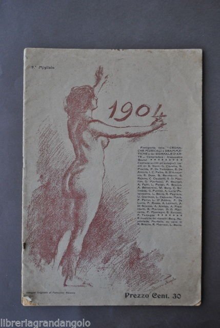 Cronache Drammatiche Musica Poesia Piedigrotta D'Annunzio Verdi Duse Boutet 1904