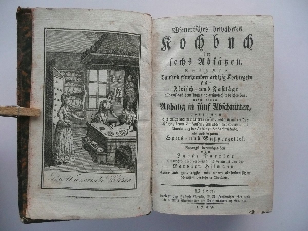 Cucina Vienna Wienerisches Bewahrtes Kochbuch in Sechs Ubzatzen Gerold Wien …