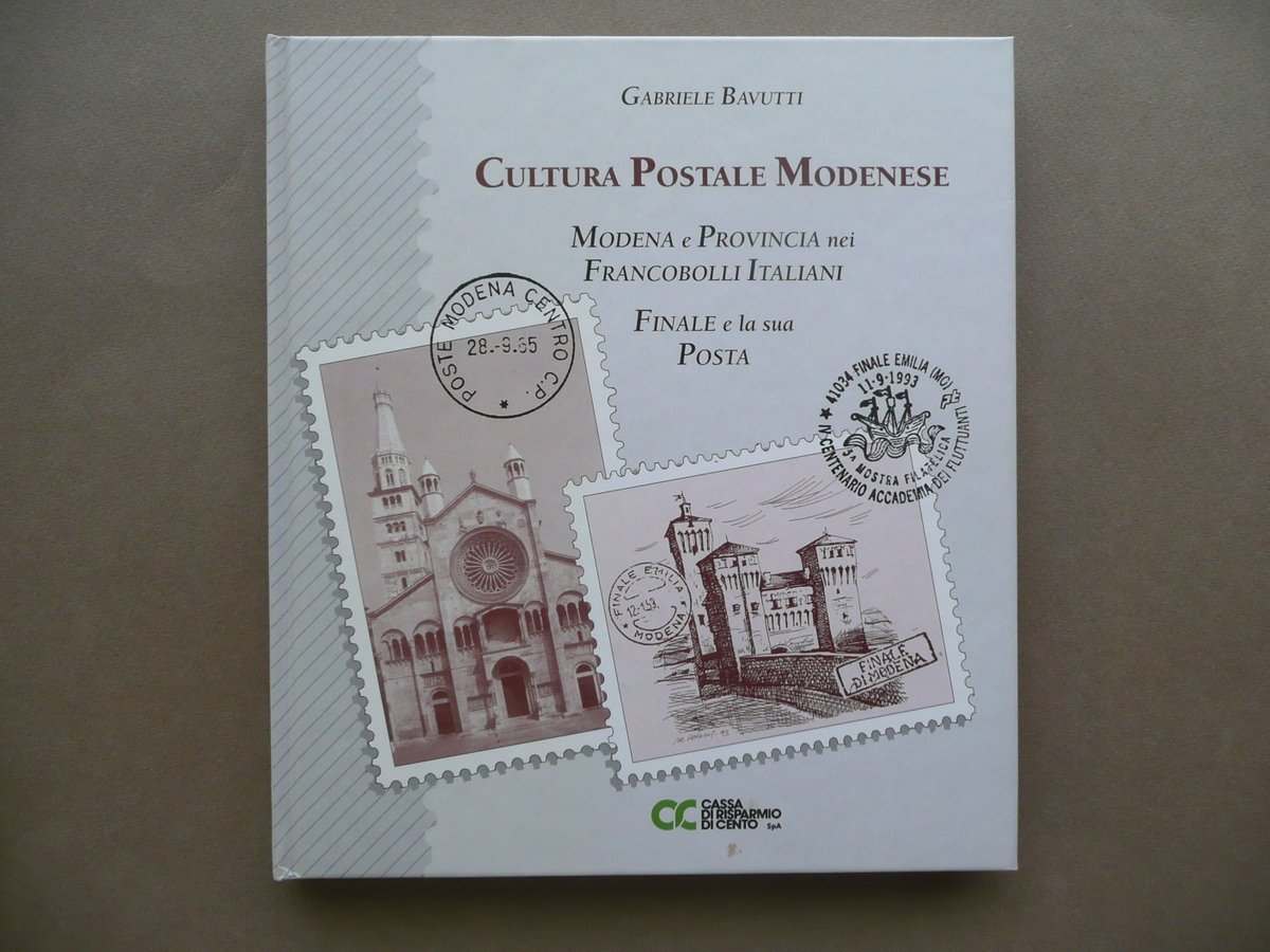 Cultura Postale Modenese Francobolli Italiani Modena Finale Posta Bavutti 1995 | Immagine principale
