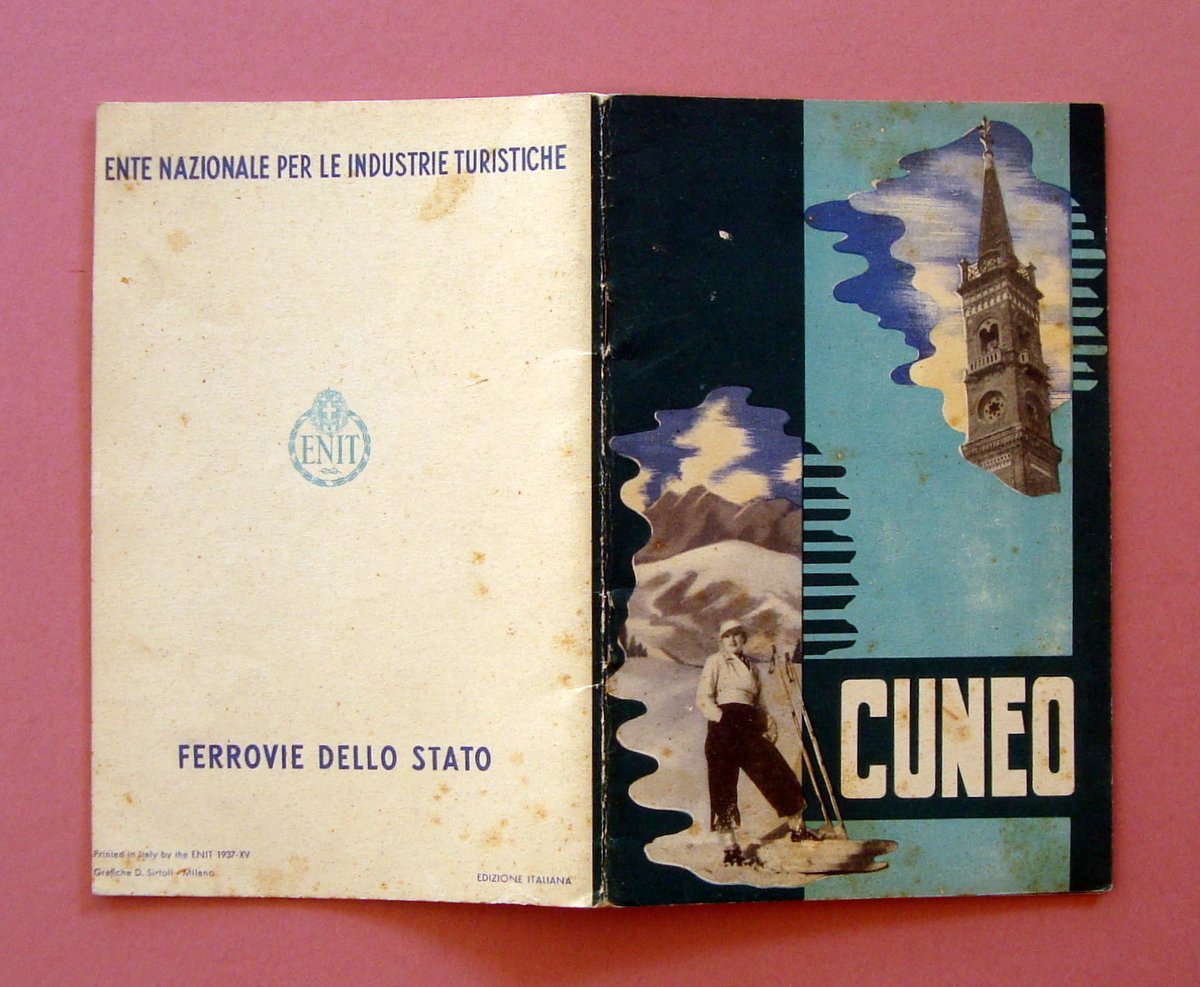 Cuneo 1937 Enit Piemonte libretto turistico molto illustrato | Immagine principale