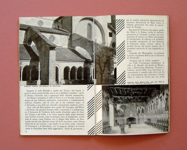 Cuneo 1937 Enit Piemonte libretto turistico molto illustrato | Immagine Gallery 2