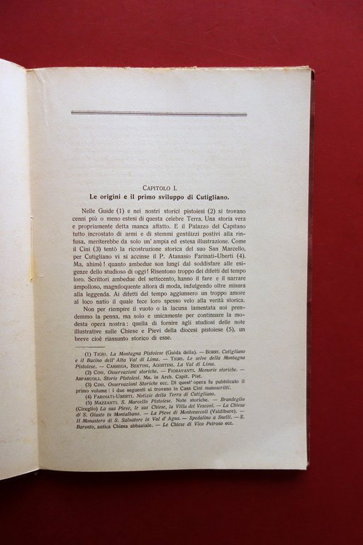 Cutigliano Pistoiese Guida Storica A. Mazzanti Stab. Grazzini Pistoia 1925