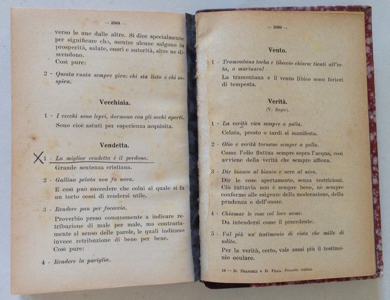 D. Deangeli D Pilla Proverbi Italiani Dialoghi Saggezza Popolare SEI …