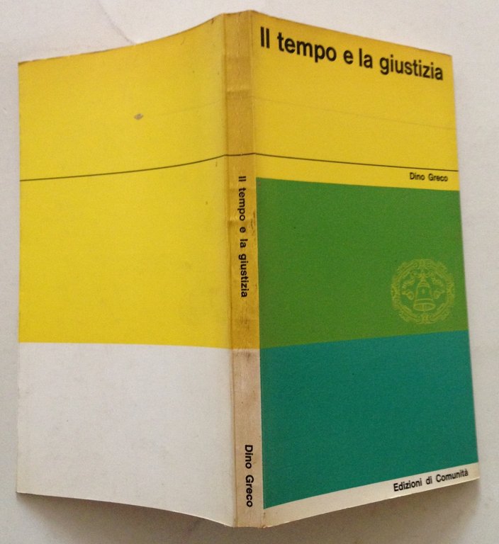 D. Greco Il Tempo e la Giustizia Edizioni di Comunit‡ …