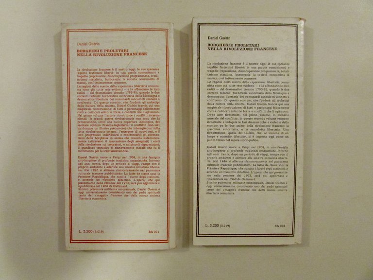 Daniel Guerin Borghesi e Proletari nella Rivoluzione Francese La Salamandra …
