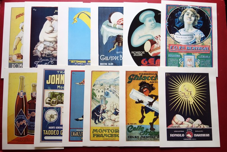 Dario Mazzieri 12 Tavole Pubblicitarie Cartella Artestampa 50 Anni 1990 …