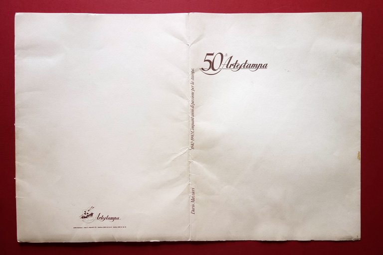 Dario Mazzieri 12 Tavole Pubblicitarie Cartella Artestampa 50 Anni 1990 …