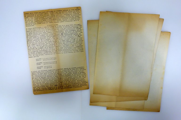 Dattiloscritto Spionaggio Controspionaggio Trasmissione di Informazioni Metodi | Immagine Gallery 3