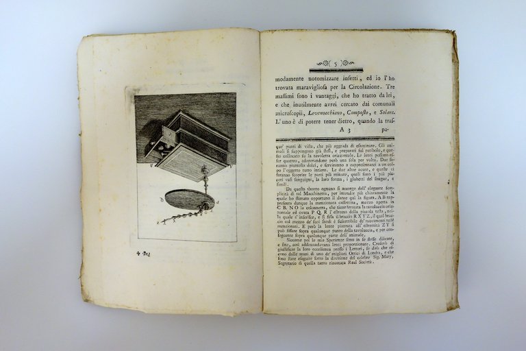 De' Fenomeni della Circolazione Dissertazioni Quattro Spallanzani Modena 1773