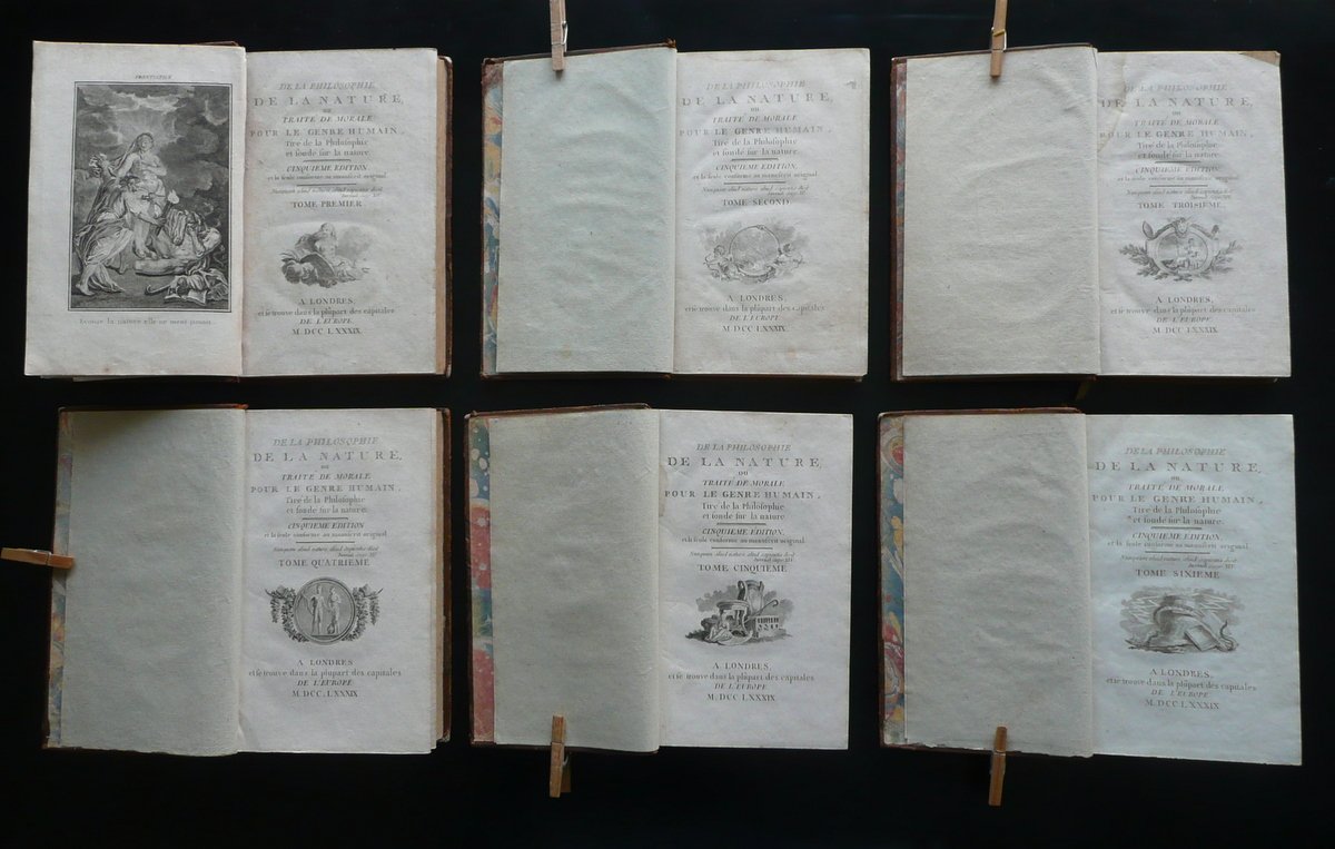 De la Philosophie de la Nature J. B. C. Delisle …