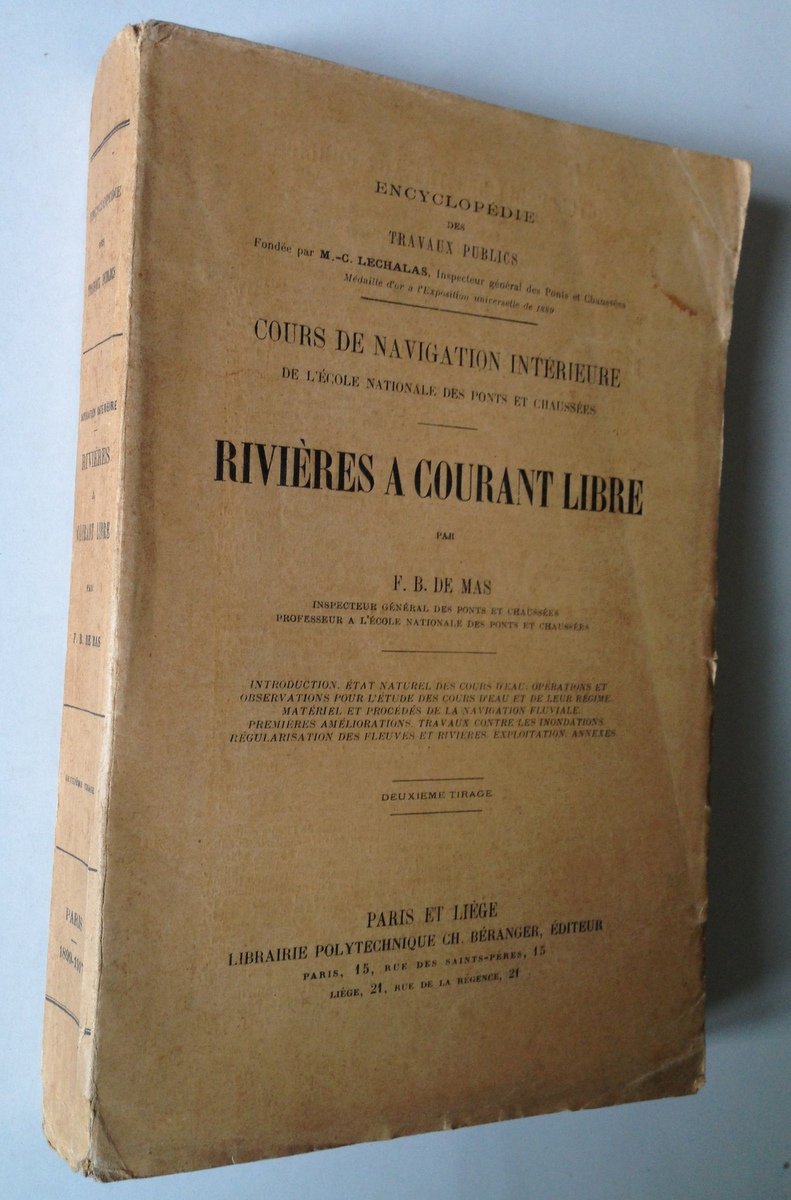 DE MAS F.B. RIVIERES A CURANT LIBRE PARIGI LIBRAIRIE POLYTECNIQUE …