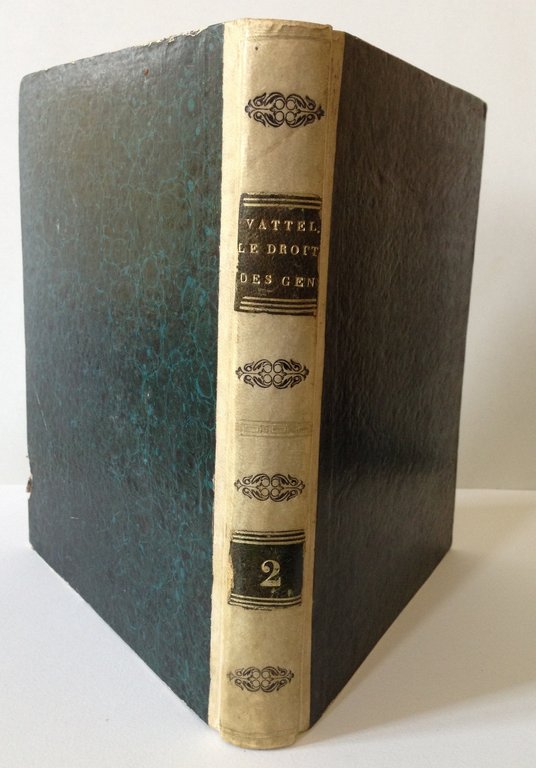 DE VATTEL LE DROIT DES GENS OU PRINCIPES DE LA … | Immagine Gallery 2