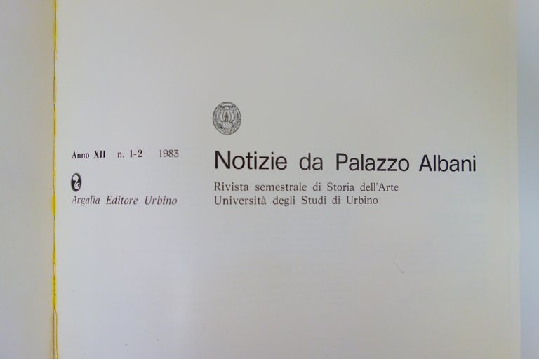 DEDICATO A PIETRO ZAMPETTI NOTIZIE DA PALAZZO ALBANI RIVISTA ARTE …
