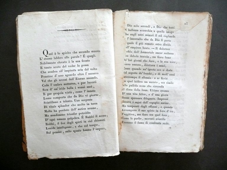 Degli Amori degli Angeli Poema di Thomas Moore Bertani Antonelli …