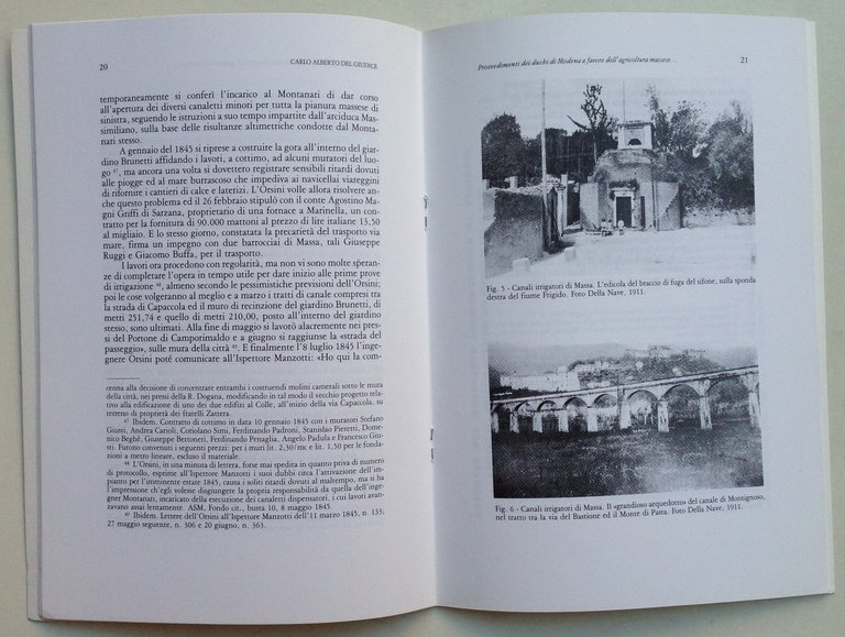 Del Giudice Provvedimenti Duchi di Modena Agricoltura Massese Canali Irrigatori