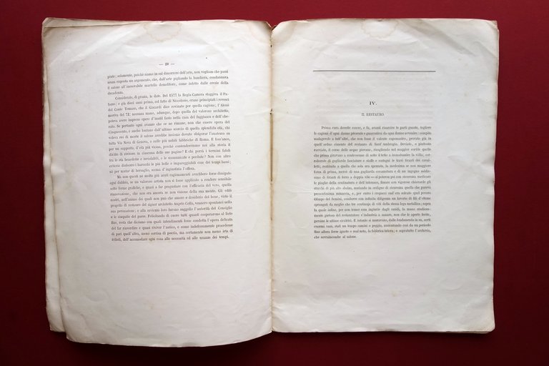 Del Salone di Palazzo Marino Commissione Restauro Bernardoni Milano 1827 …