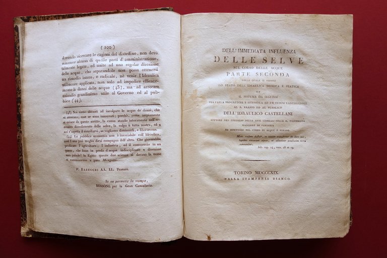 Dell'Immediata Influenza delle Selve sul Corso delle Acque Castellani 1818 | Immagine Gallery 5