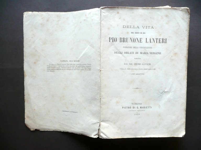 Della Vita del Venerabile Servo di Dio Pio Brunone Lanteri … | Immagine Gallery 3