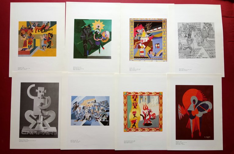 Depero Magico Studio Kronos Tellini Catalogo Mostra Viareggio Futurismo 1987