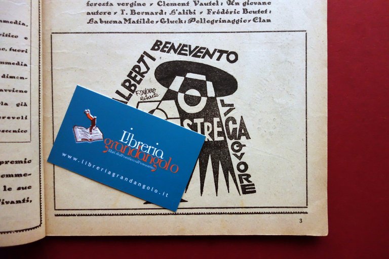 Depero Pubblicità Liquore Strega Alberti Mezza Pagina Le Grandi Firme …