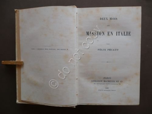Deux Mois de Mission en Italie Pecaut Italie et Les …