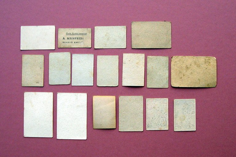 Diciassette Figurine Militari Apua WW2 Corpi Fanteria Bersaglieri Autarchia