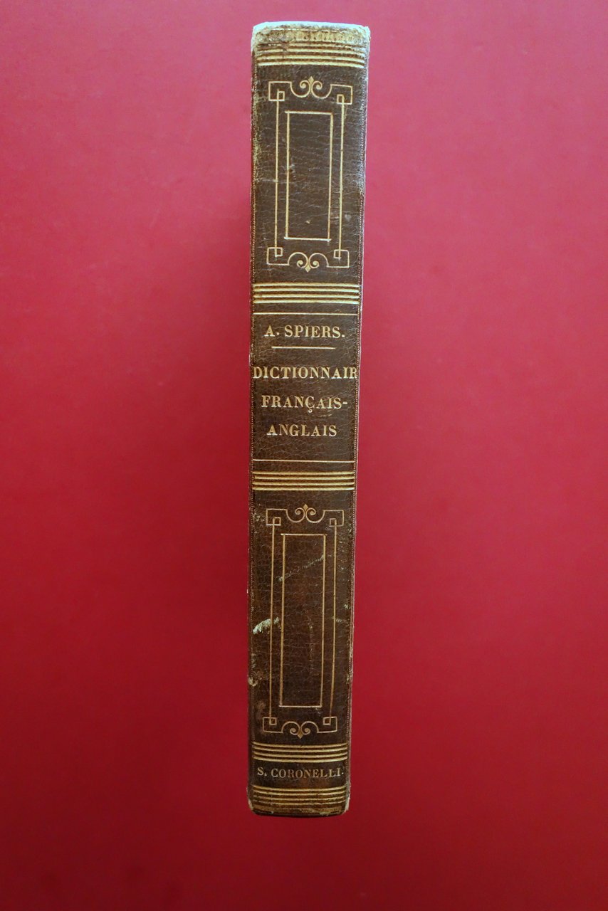 Dictionnaire General Francais-Anglais A. Spiers Baudry Paris 1851 | Immagine principale