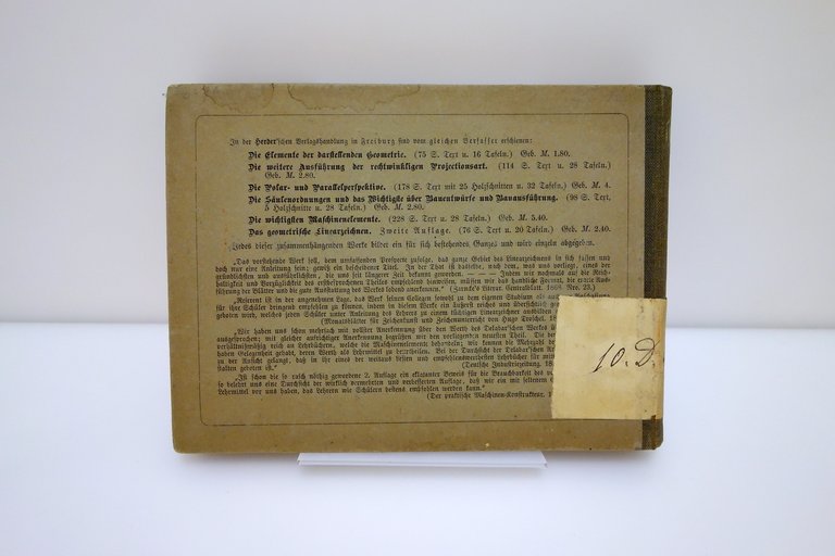 Die Lehre von der Beleuchtung und Schattirung Herder 1875 Geometria …