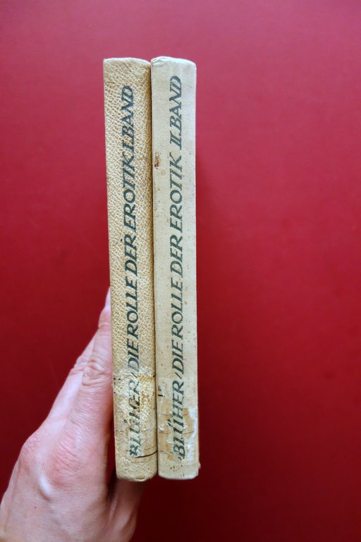 Die Rolle der Erotik in der Mannlichen Gesellschaft H. Bluher …