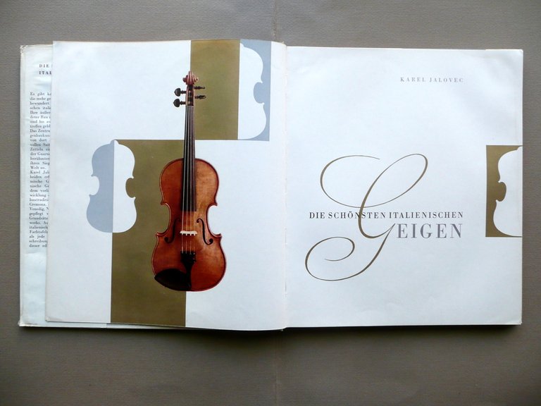 Die Schonsten Italienischen Geigen Karel Jalovec Artia Praha 1963 Musica …