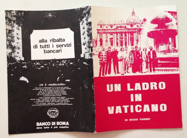 Diego Fabbri Un Ladro in Vaticano Gino Cervi Tip. Colombo … | Immagine Gallery 2