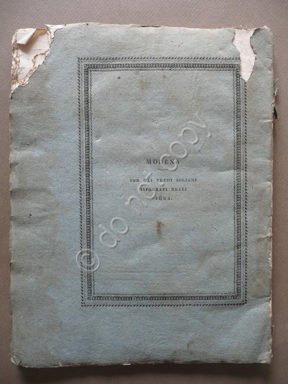 Difesa della Scrittura Doppia Ragioniere Modenese Confutazione Metodo Jones 1822 | Immagine Gallery 3