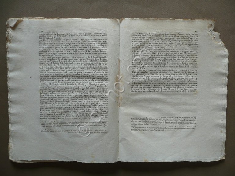 Difesa della Scrittura Doppia Ragioniere Modenese Confutazione Metodo Jones 1822 | Immagine Gallery 5