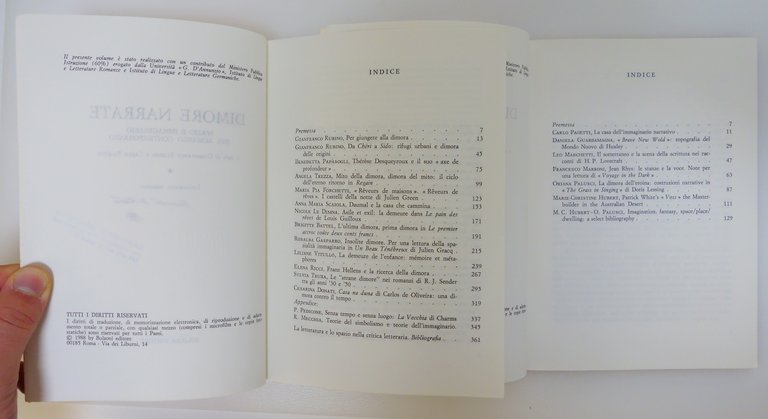 DIMORE NARRATE SPAZIO E IMMAGINARIO NEL ROMANZO CONTEMPORANEO BULZONI 1988 … | Immagine Gallery 3