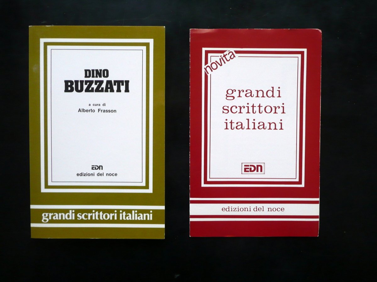 Dino Buzzati a cura di Alberto Fasson Edizioni del Noce …